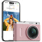 Avaett 4K 64MP Digital Camera with Wi-Fi Pink