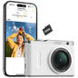 Avaett 4K 64MP Digital Camera with Wi-Fi White