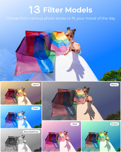 Avaett 4K 64MP Digital Camera with Wi-Fi Off-white