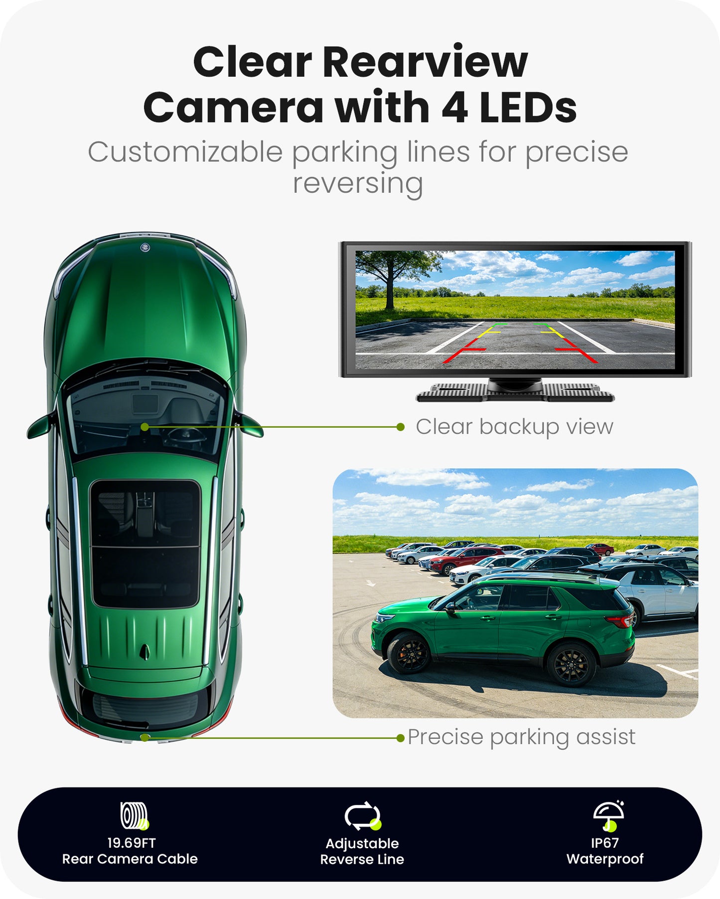 Avaett 9.26 Inch Carplay/Android Auto Screen for Car (RC06)