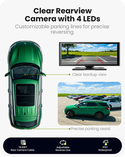 Avaett 9.26 Inch Carplay/Android Auto Screen for Car (RC06)