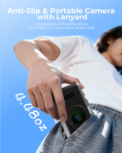 Avaett 4K 64MP Digital Camera with Wi-Fi Black